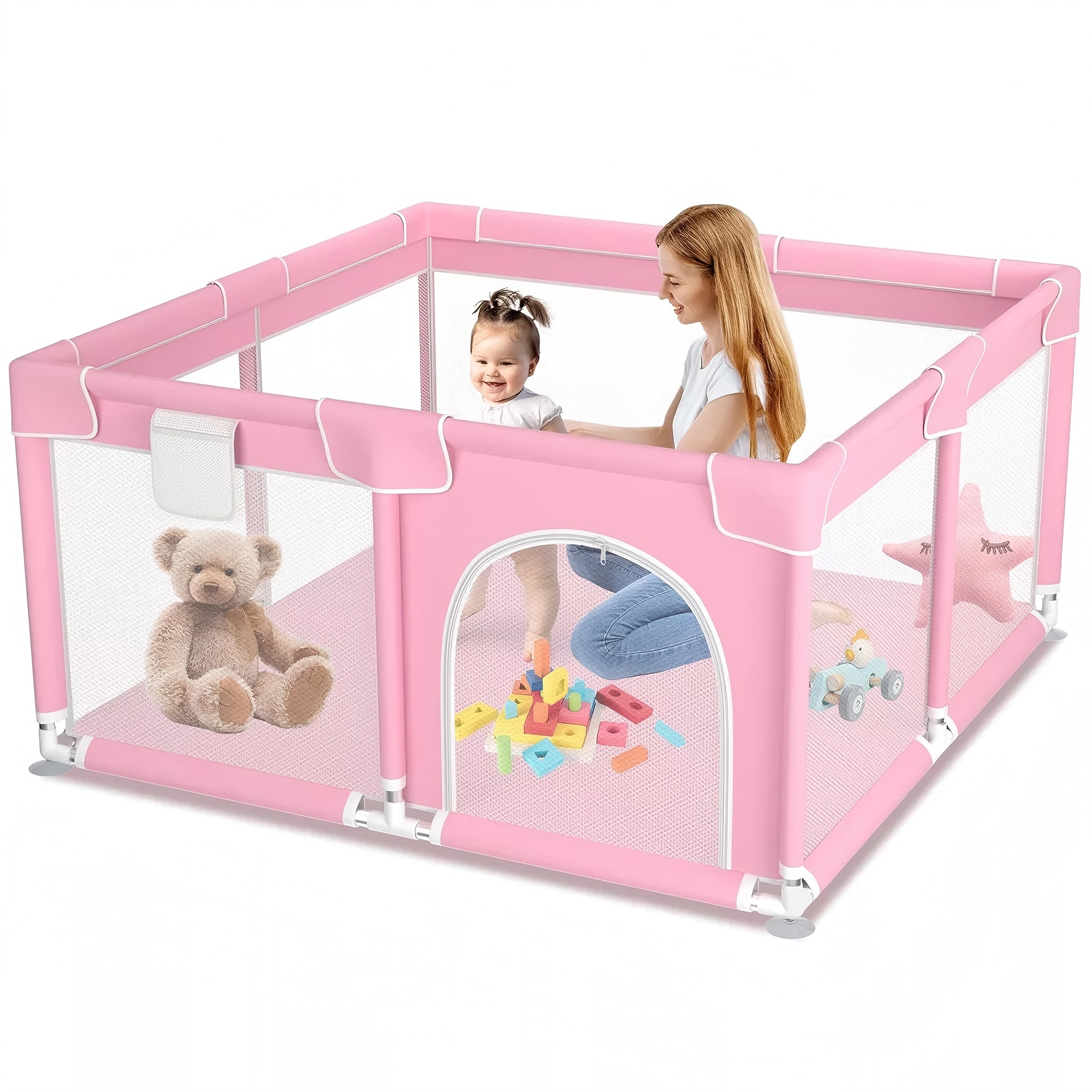 Kids Outdoor Fence - Baby Playpen, Extra Large Play Yard