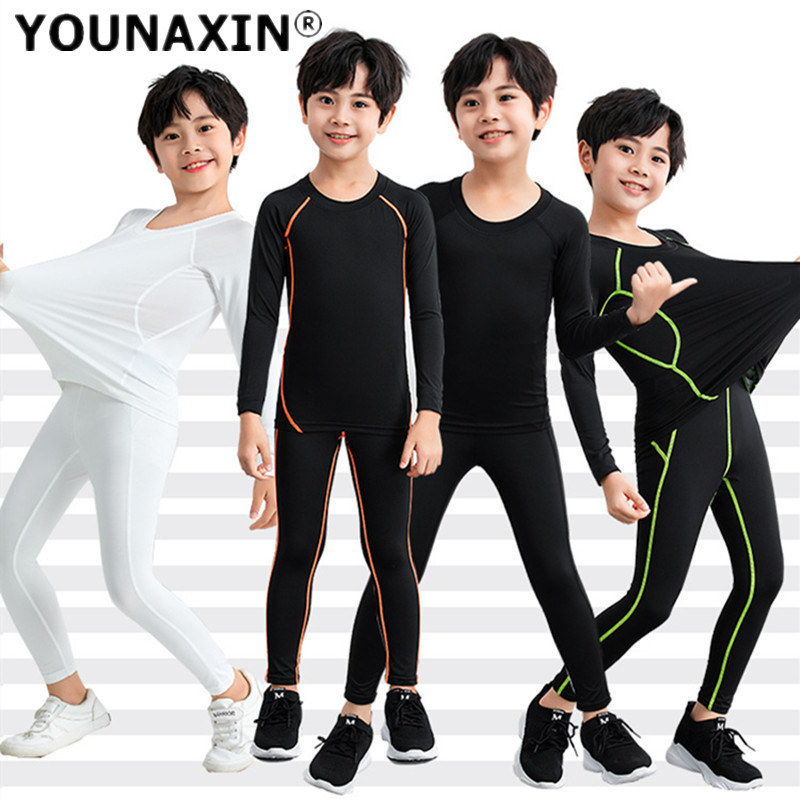 Kids Outdoor Basketball - Unisex Children's Sportswear T-shirts Exercise Pants