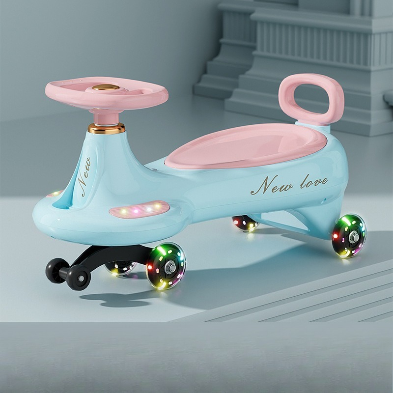 Ride On Toy Car - Anti-Tipping Kids Twist Car w/ 100kg