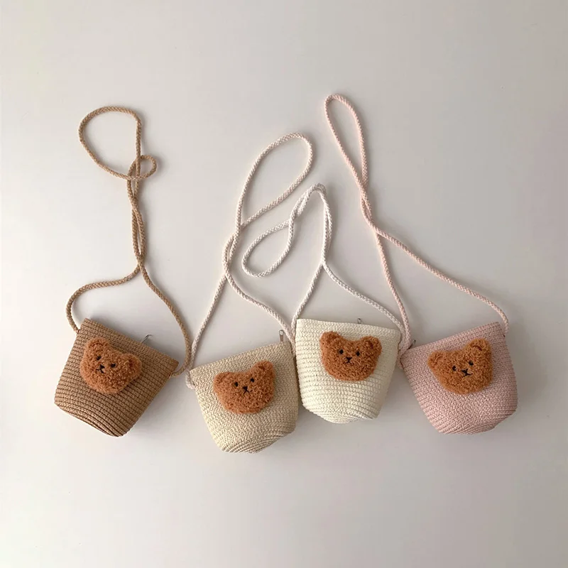 Kids Outdoor Backpack - Korean Cute Bear Kids Crossbody Bags