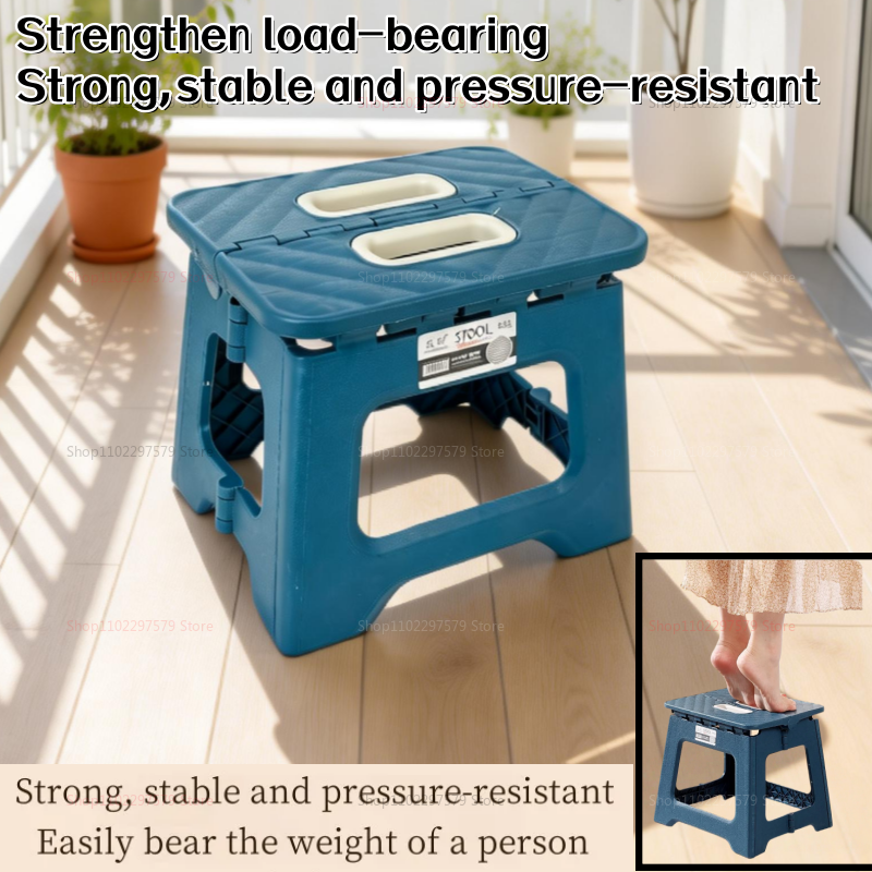 Kids Outdoor Chair Plastic - Outdoor Folding Stool Thickened Plastic Saddle