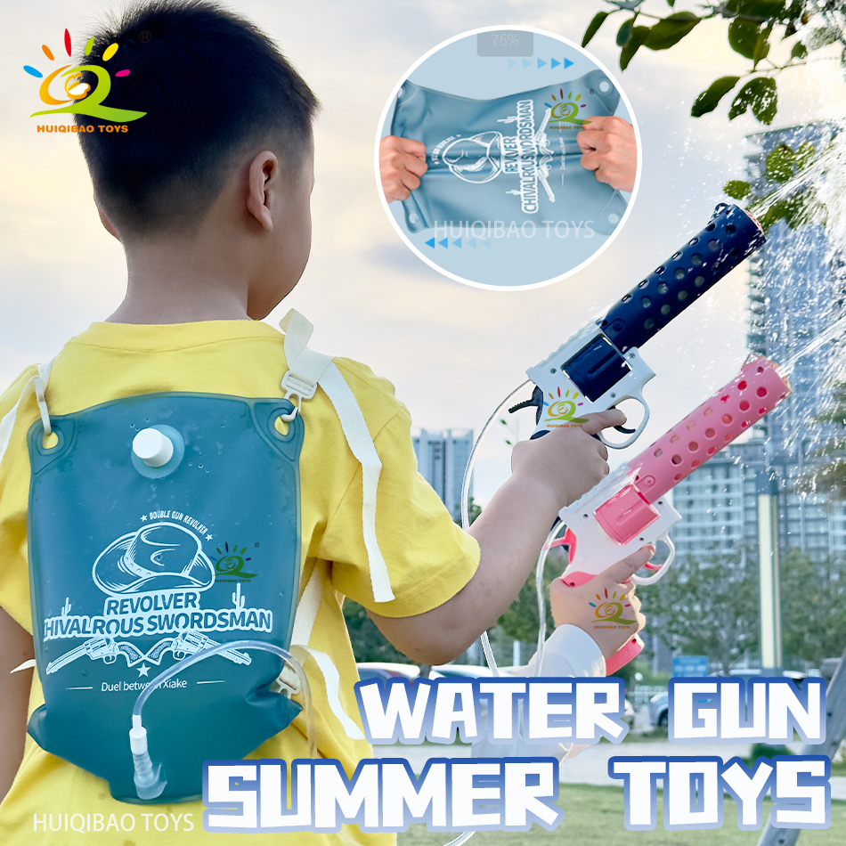 Kids Outdoor Backpack - Summer Electric Backpack Automatic Revolver Water