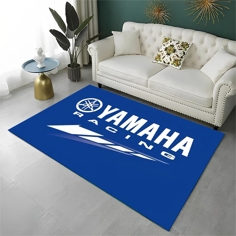 Kids Outdoor Mat Waterproof - VIKAMA 3D Yamaha Racing Rug Non-Slip