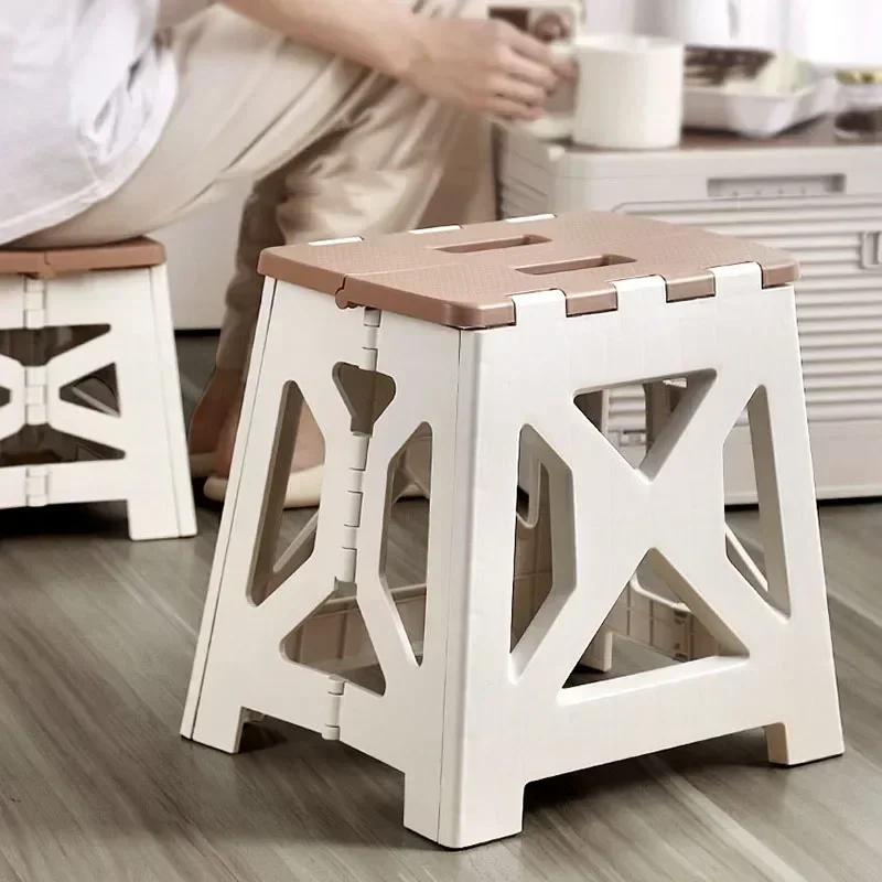 Portable Plastic Folding Stool - Kids Outdoor Chair Plastic ulasan dan harga