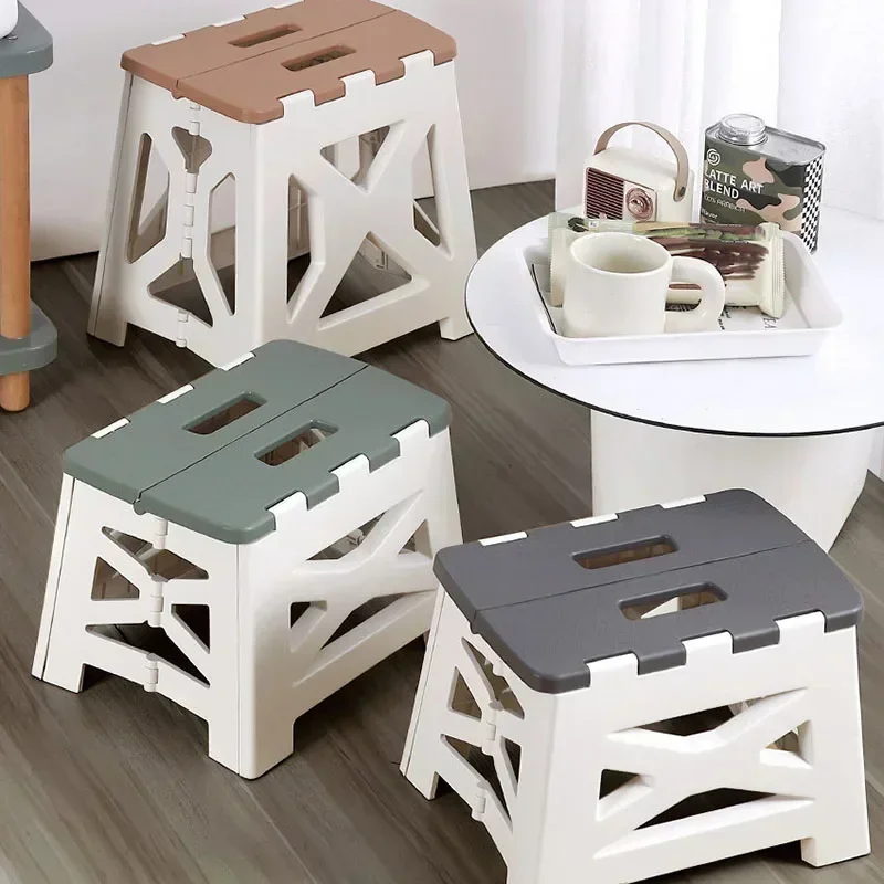 Portable Plastic Folding Stool - Kids Outdoor Chair Plastic ulasan dan harga