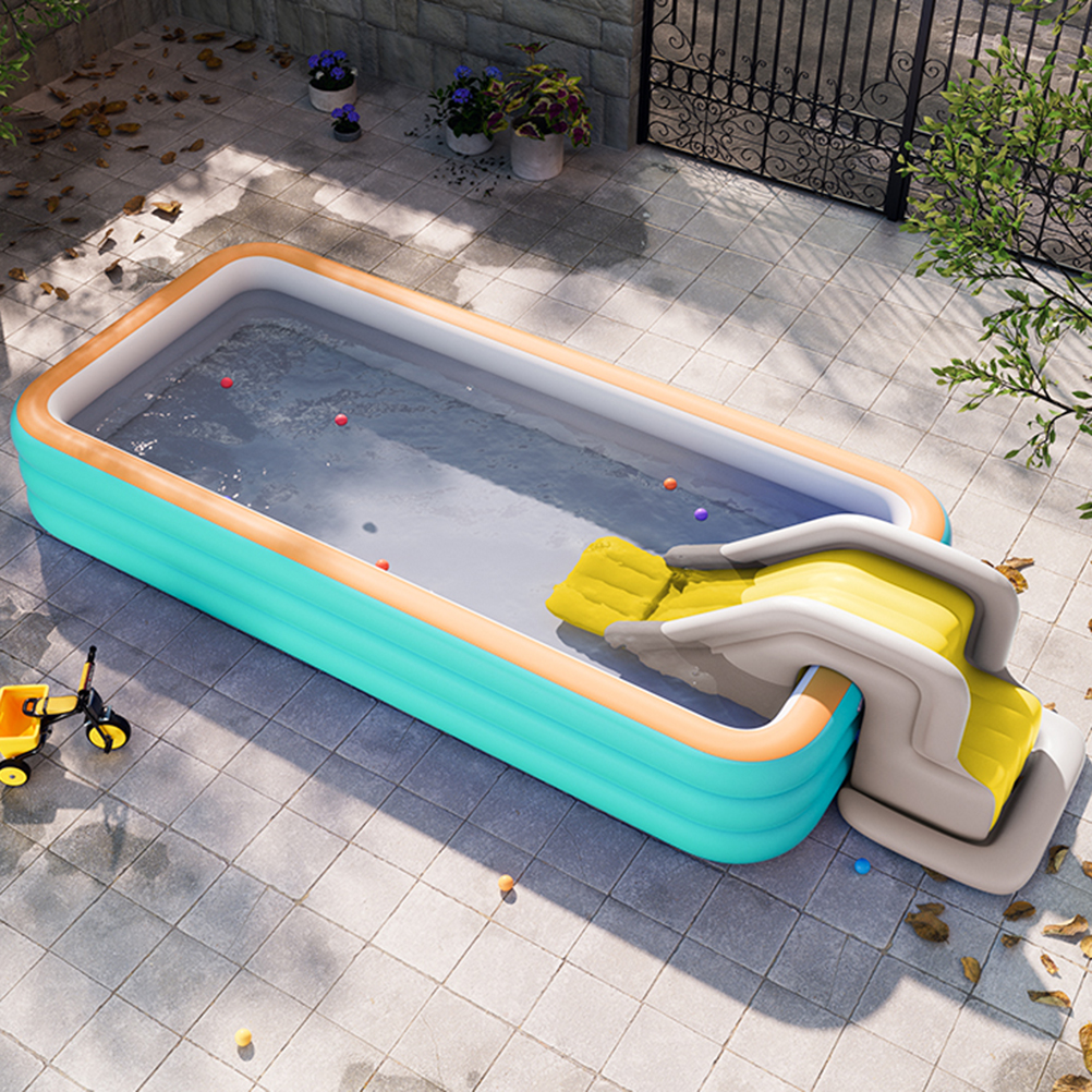 Inflatable Water Slide Compact - Kids Outdoor Climbing ulasan dan harga