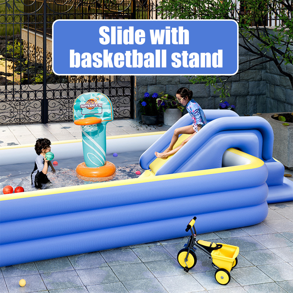 Inflatable Water Slide Compact - Kids Outdoor Climbing ulasan dan harga