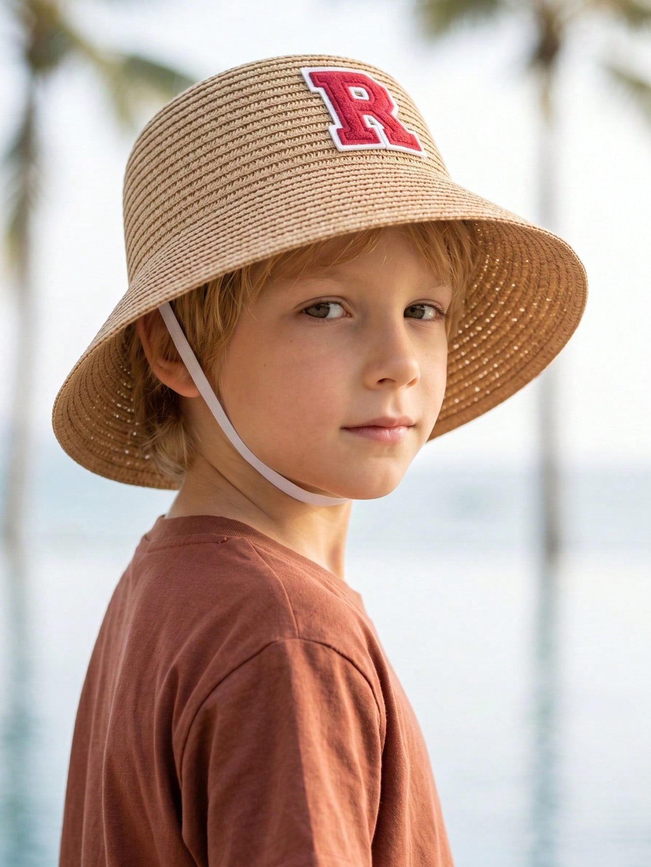 1Pc 3-8Y Boys Coffee Bow Straw - Play Kids Outdoor ulasan dan harga