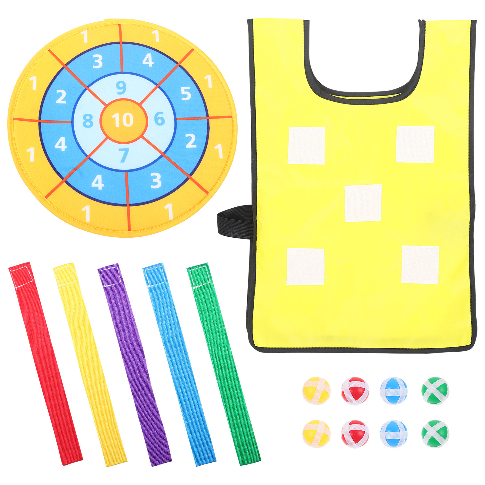 1Set Sticky Ball Vest Kit for  - Kids Outdoor Kit ulasan dan harga