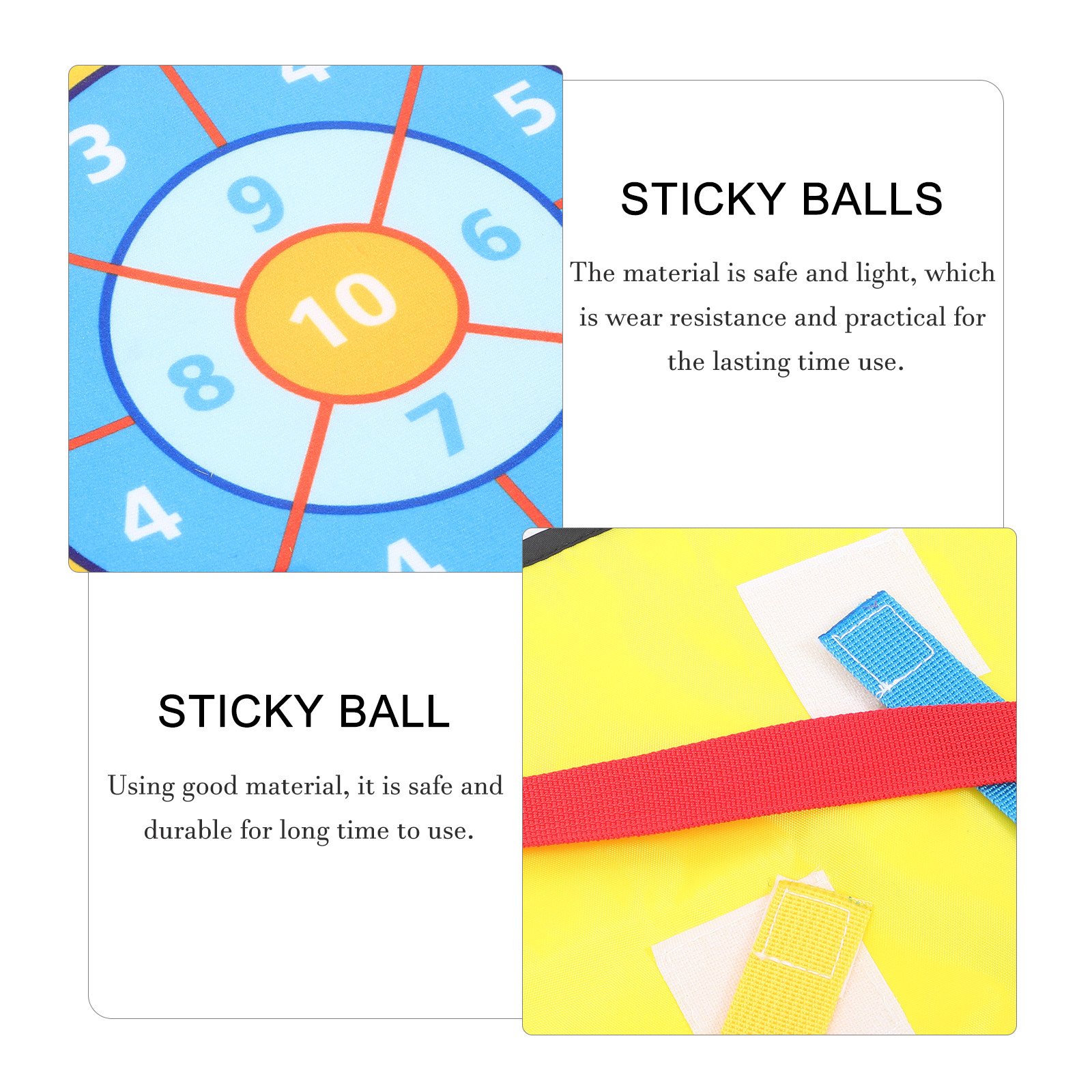 1Set Sticky Ball Vest Kit for  - Kids Outdoor Kit ulasan dan harga