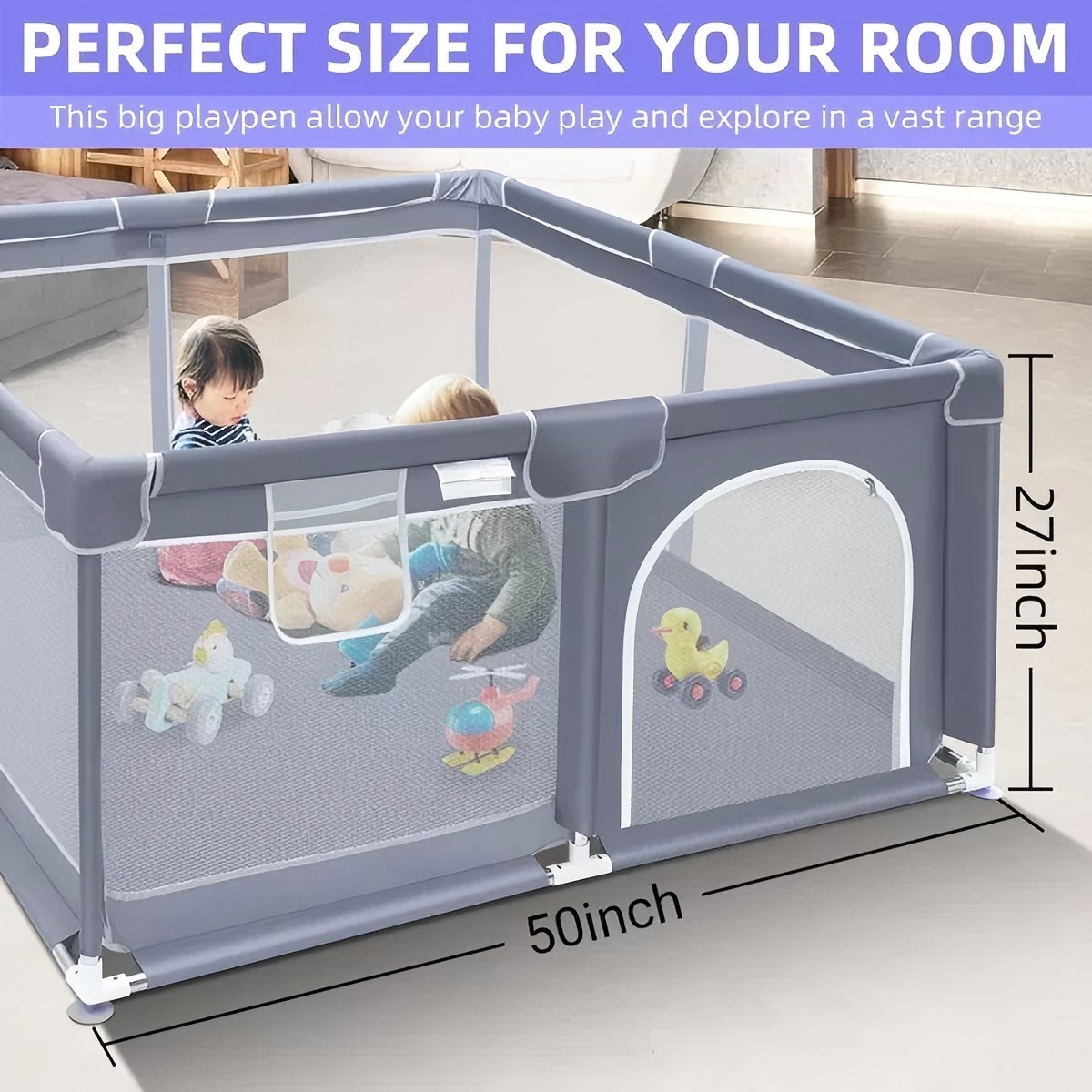 Baby Playpen, Extra Large Play - Kids Outdoor Fence ulasan dan harga