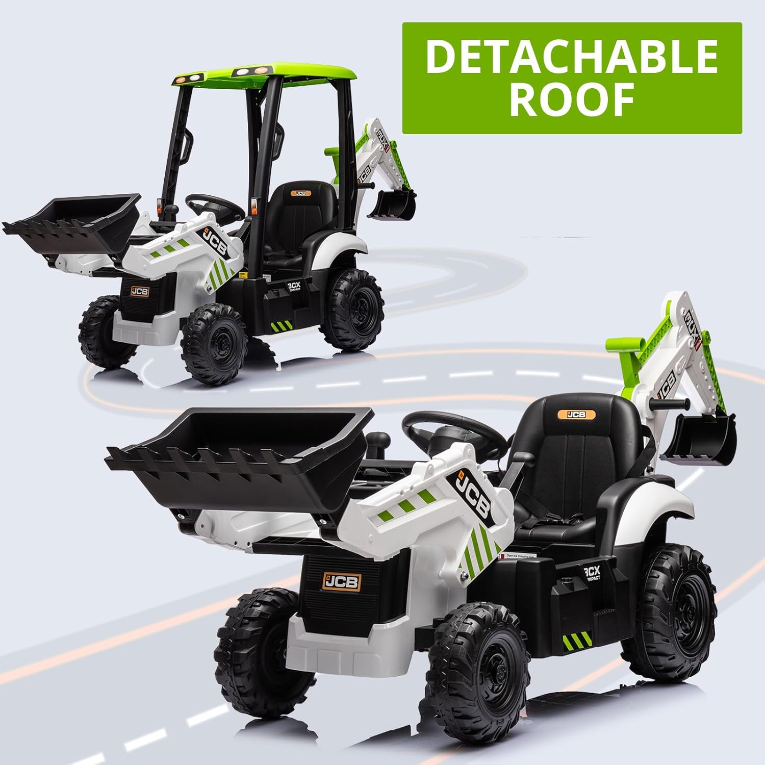 12V JCB Electric Backhoe Loade - Ride On Toy Car ulasan dan harga