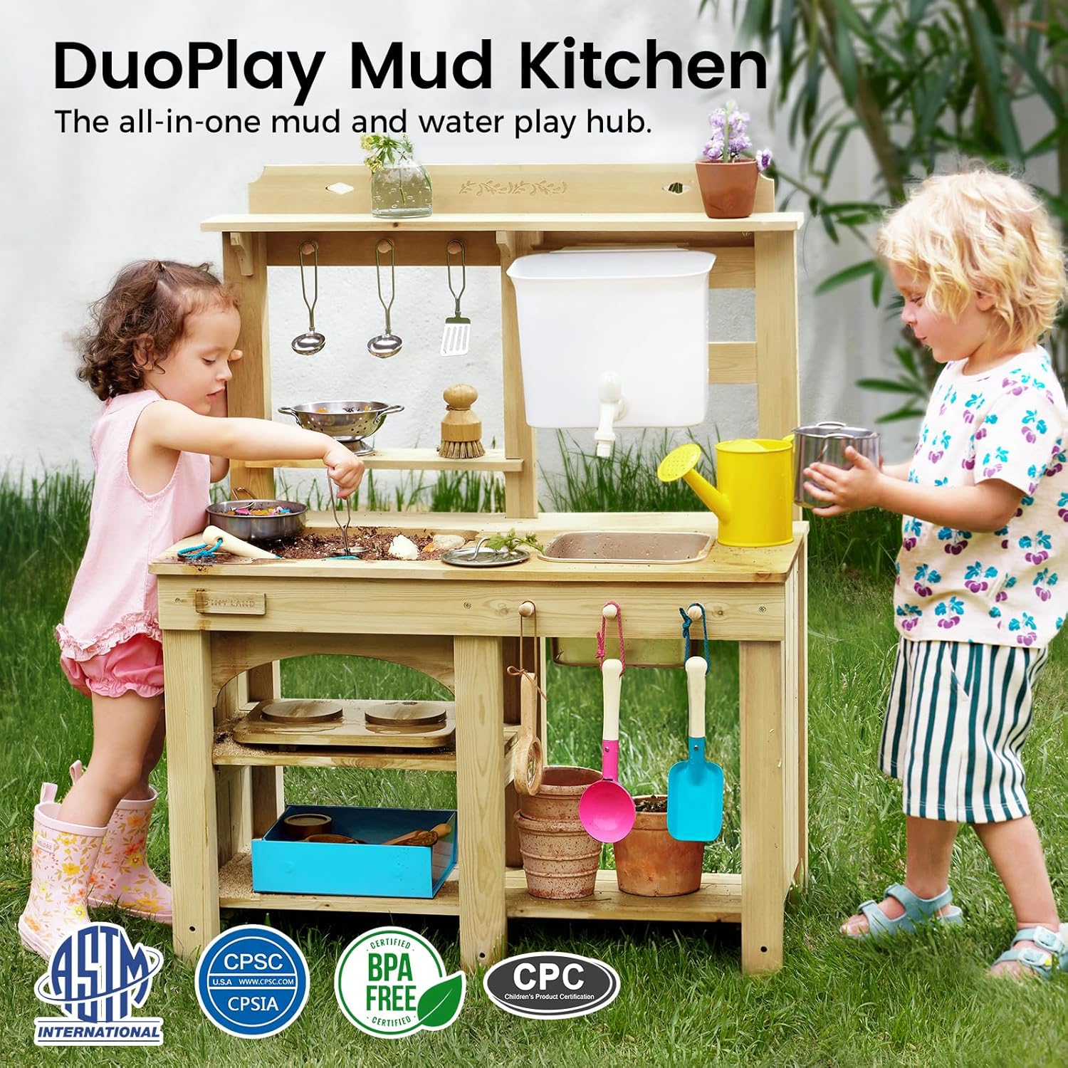 Outdoor Mud Kitchen for Kids,  - Kids Outdoor House With Kitchen ulasan dan harga
