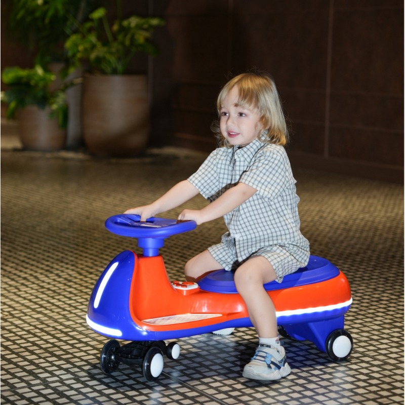 Children's Swing Car with Stee - Ride On Toy Car ulasan dan harga