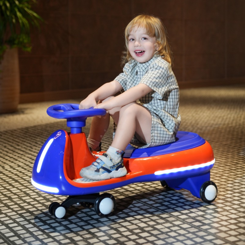 Children's Swing Car with Stee - Ride On Toy Car ulasan dan harga
