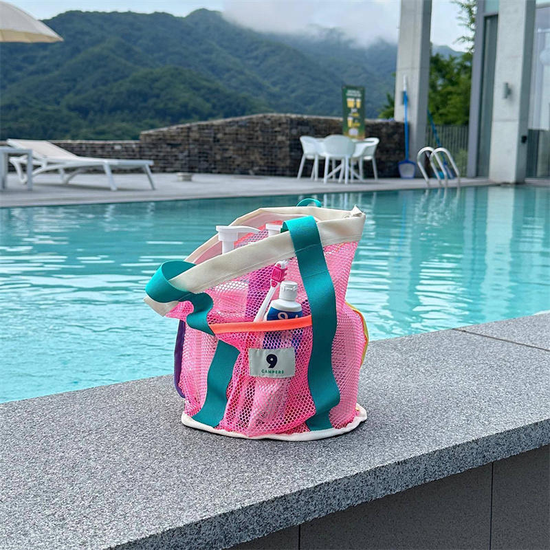 Outdoor Beach Mesh Bag Sand Aw - Kids Outdoor Backpack ulasan dan harga