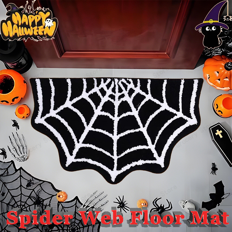 Halloween Personalized Spider  - Kids Outdoor Mat Waterproof ulasan dan harga