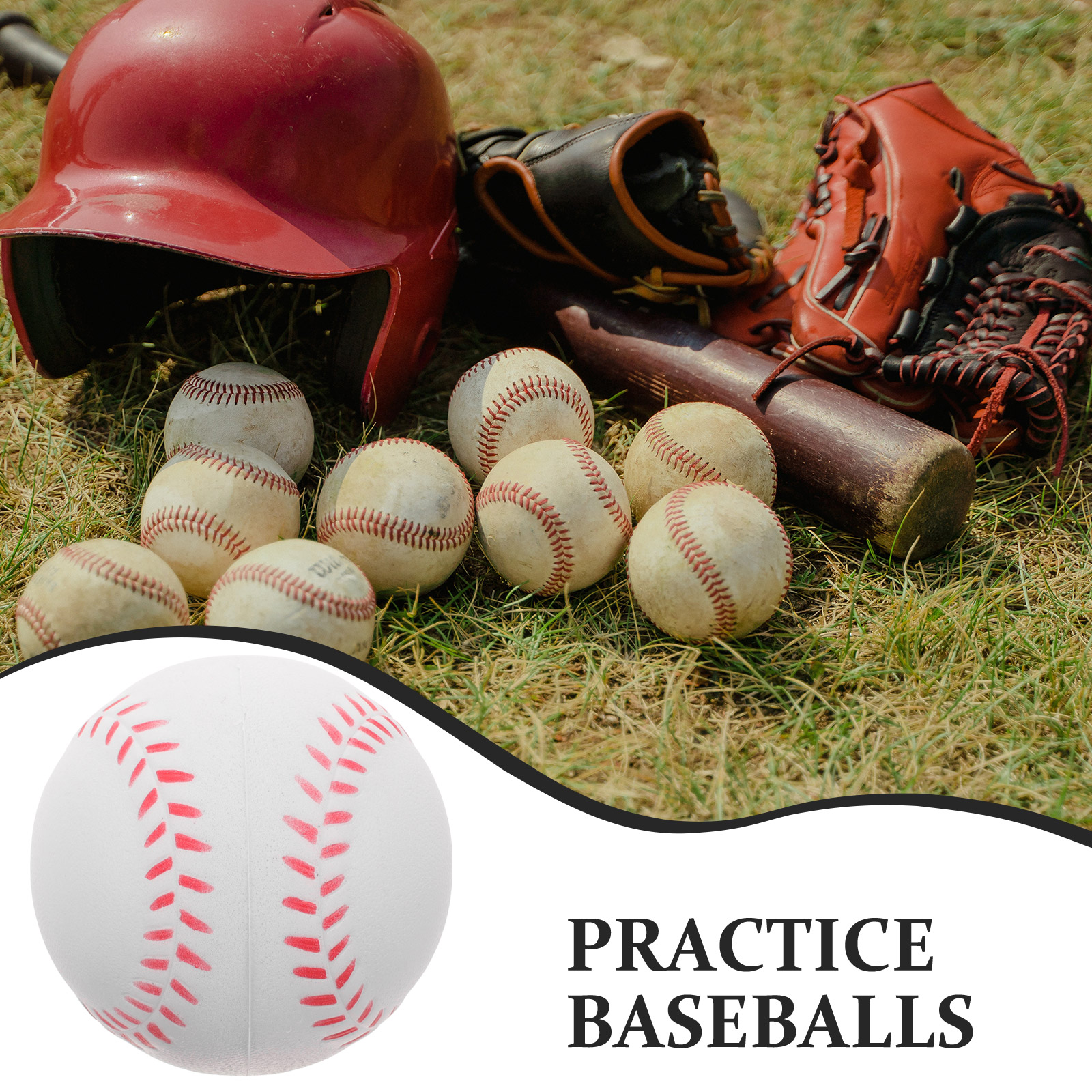 6Pcs Sponge Training Baseball  - Kids Outdoor Backpack ulasan dan harga