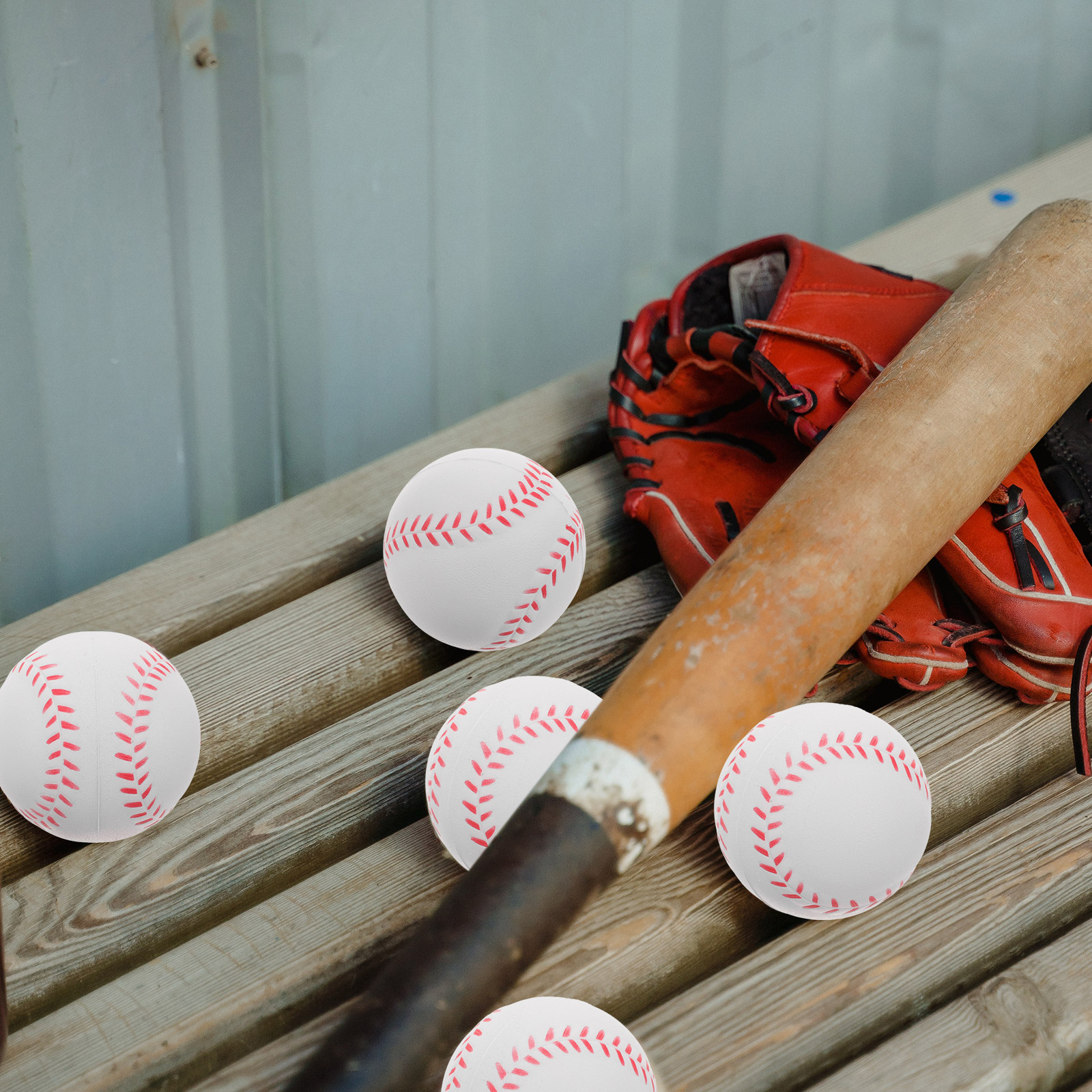 6Pcs Sponge Training Baseball  - Kids Outdoor Backpack ulasan dan harga