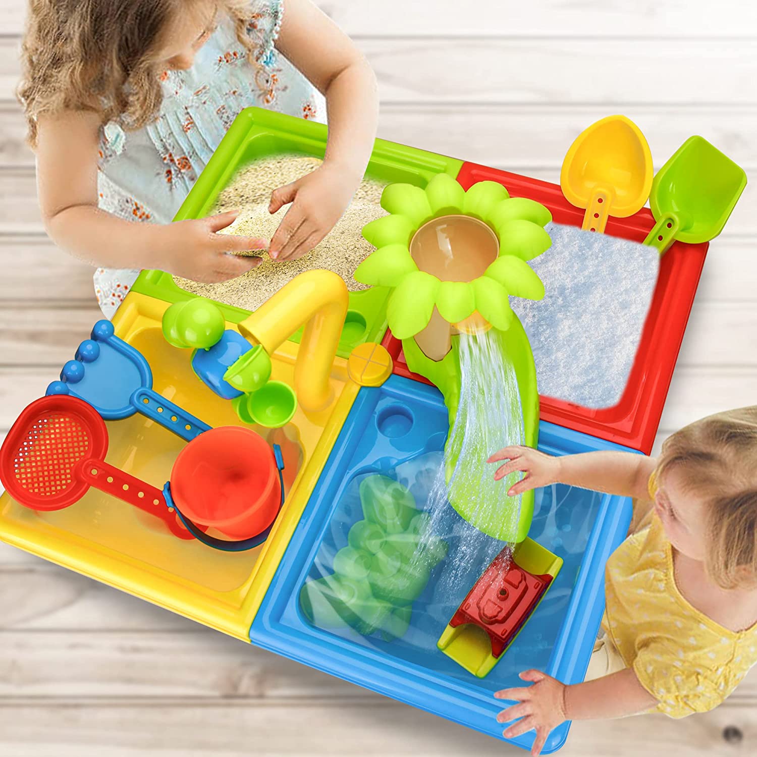 Beach Table Sand Play Toys Chi - Kids Outdoor Activity Toys ulasan dan harga