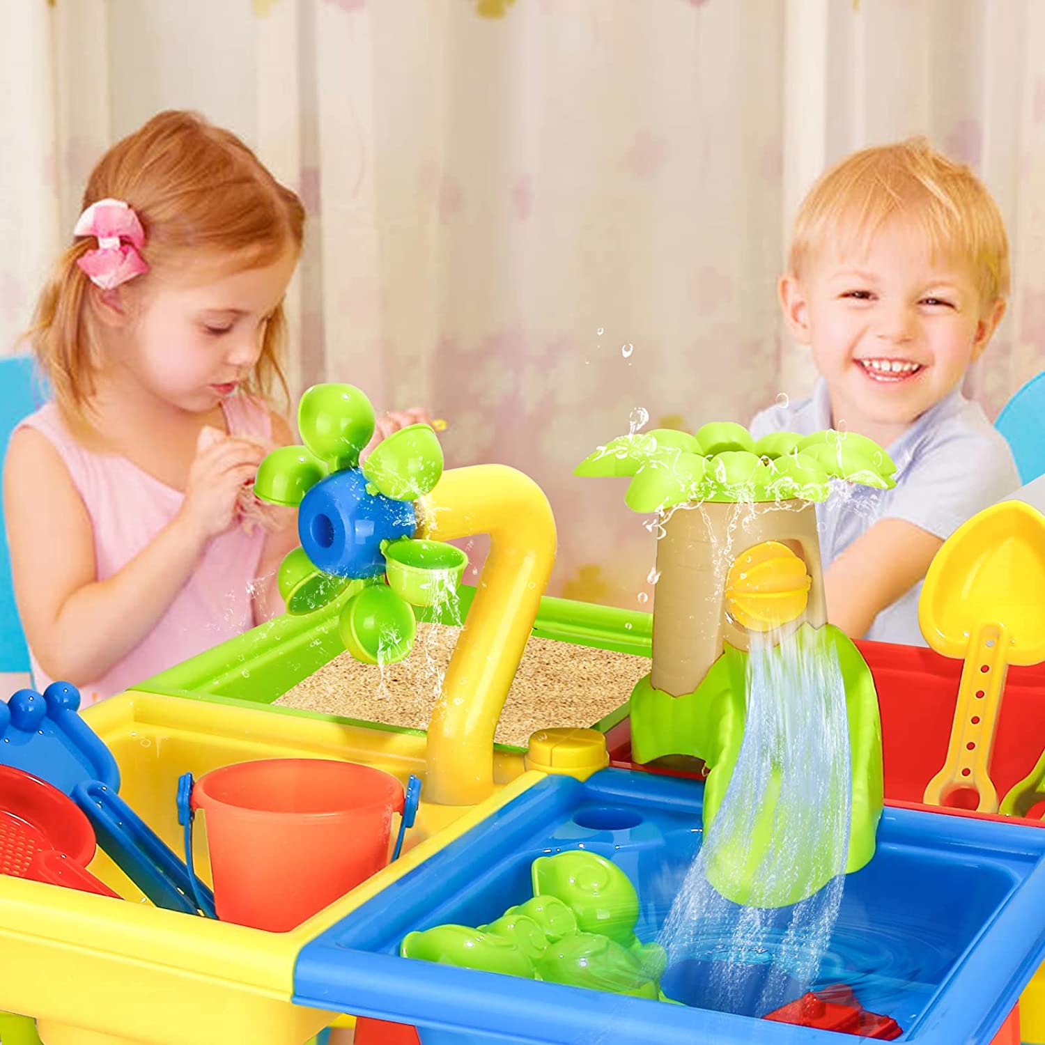 Beach Table Sand Play Toys Chi - Kids Outdoor Activity Toys ulasan dan harga