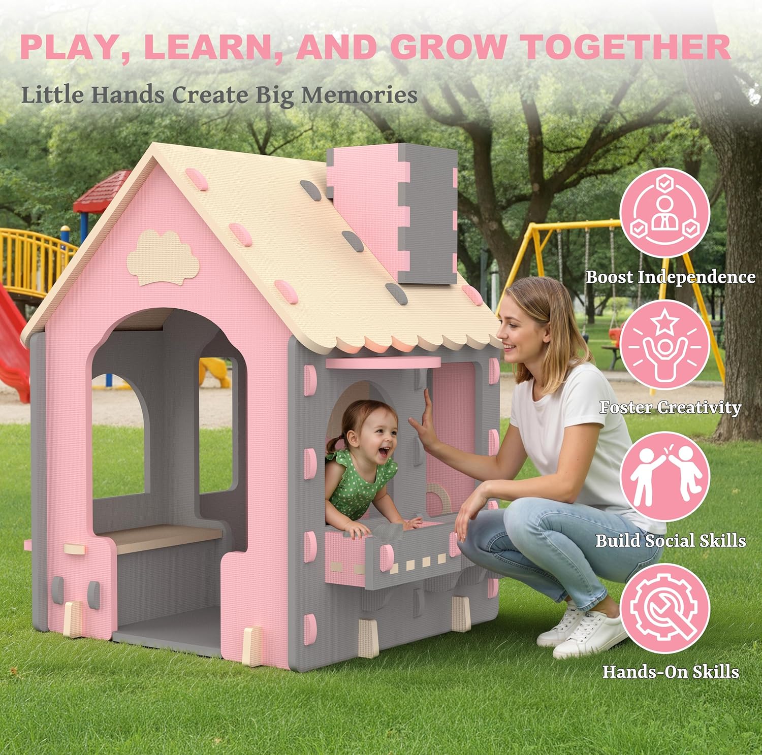 Fast Delivery & Hot SellingKid - Kids Outdoor House With Kitchen ulasan dan harga