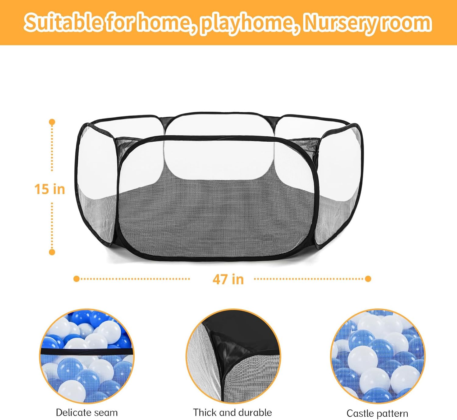 Kids Ball Pit Play Tent, Child - Kids Outdoor Fence ulasan dan harga