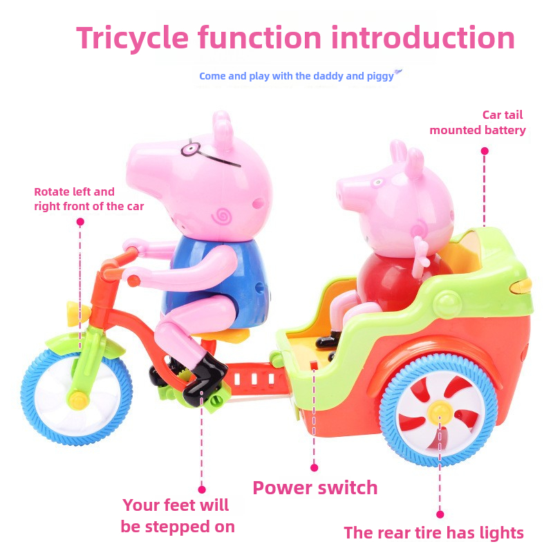 Battery Operated Pink Piggy Ri - Ride On Toy Car ulasan dan harga