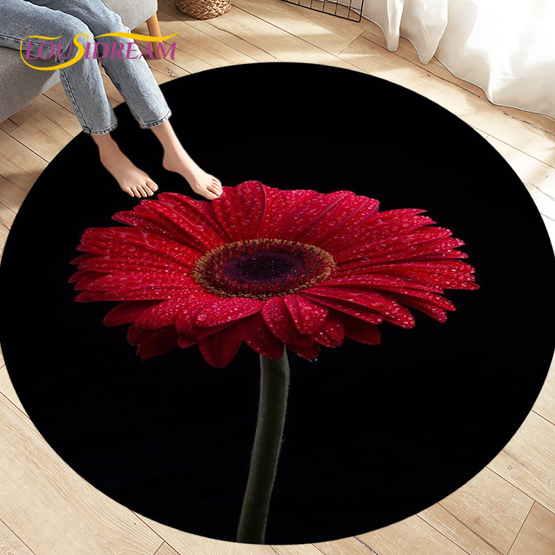 Nordic Flower Daisy Pattern Ar - Kids Outdoor Mat Waterproof ulasan dan harga