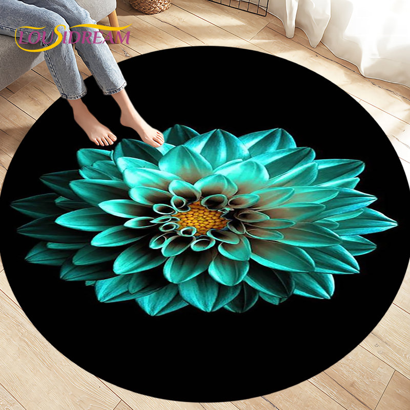 Nordic Flower Daisy Pattern Ar - Kids Outdoor Mat Waterproof ulasan dan harga
