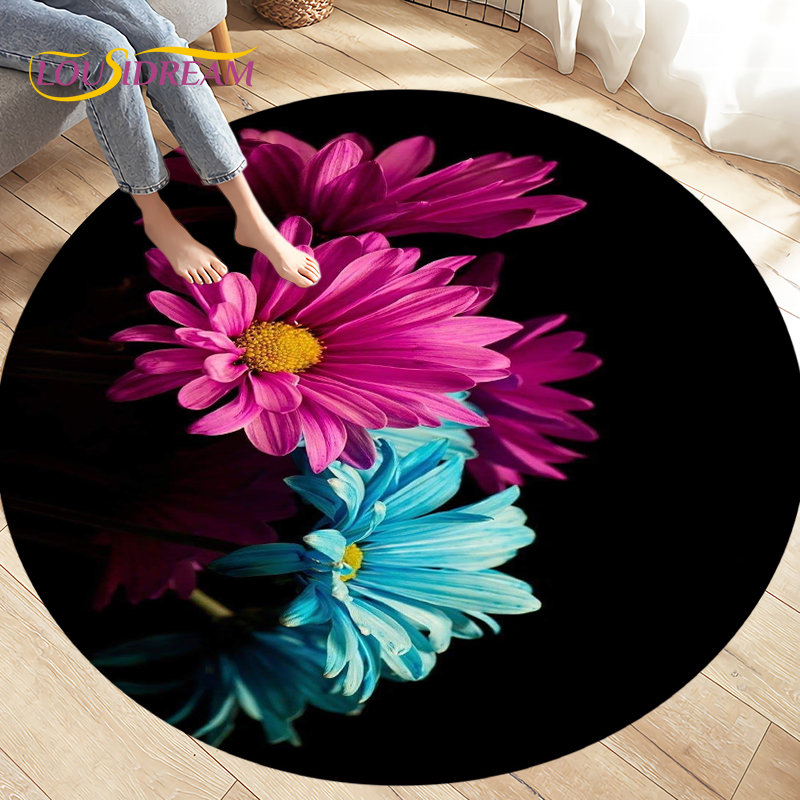 Nordic Flower Daisy Pattern Ar - Kids Outdoor Mat Waterproof ulasan dan harga