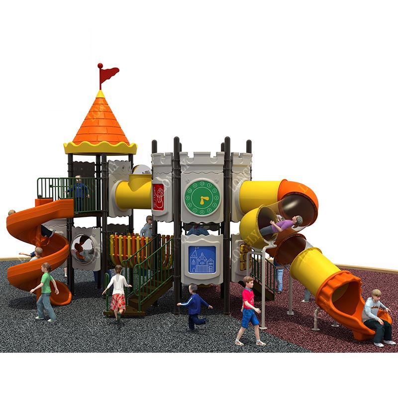 Castle Style Kids Slide for Ou - Kids Outdoor Garden ulasan dan harga