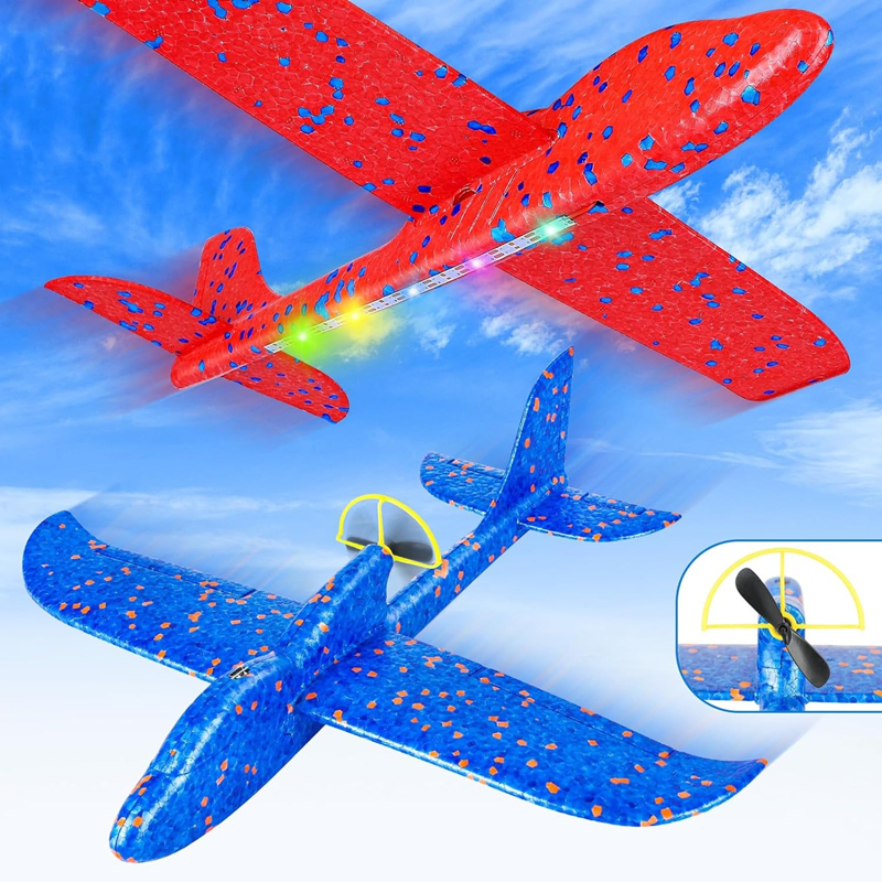 Electric Foam Plane Glider Han - Play Kids Outdoor ulasan dan harga