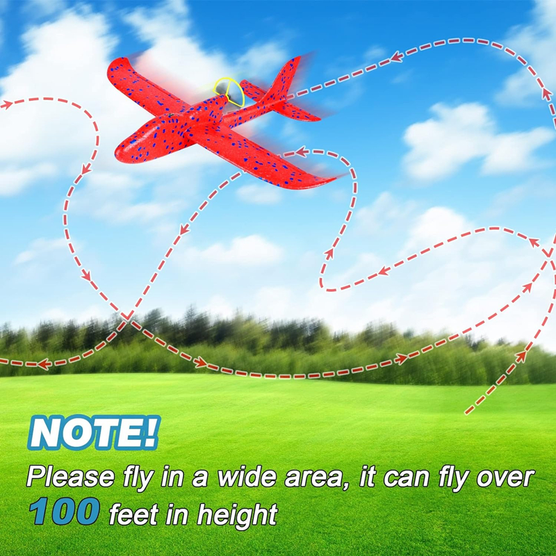 Electric Foam Plane Glider Han - Play Kids Outdoor ulasan dan harga