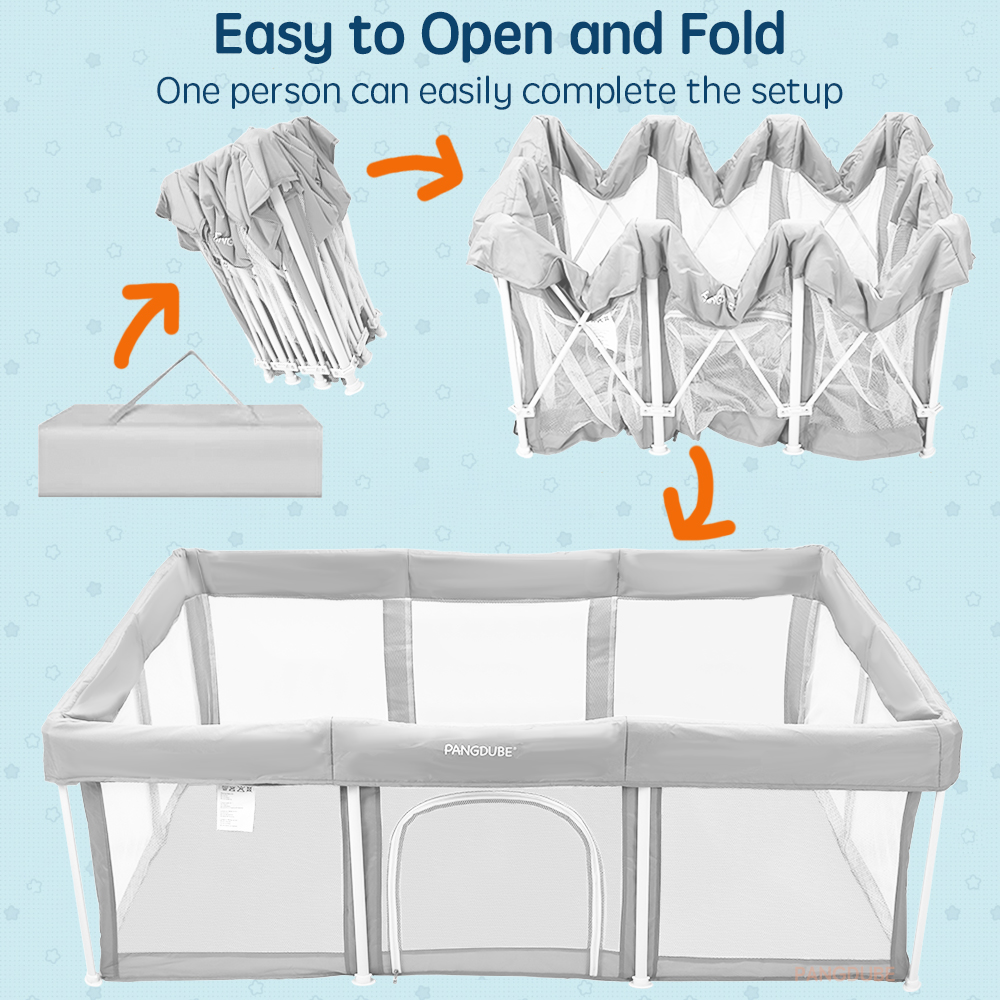 PANGDUBE Easy Folding Hildren' - Kids Outdoor Fence ulasan dan harga