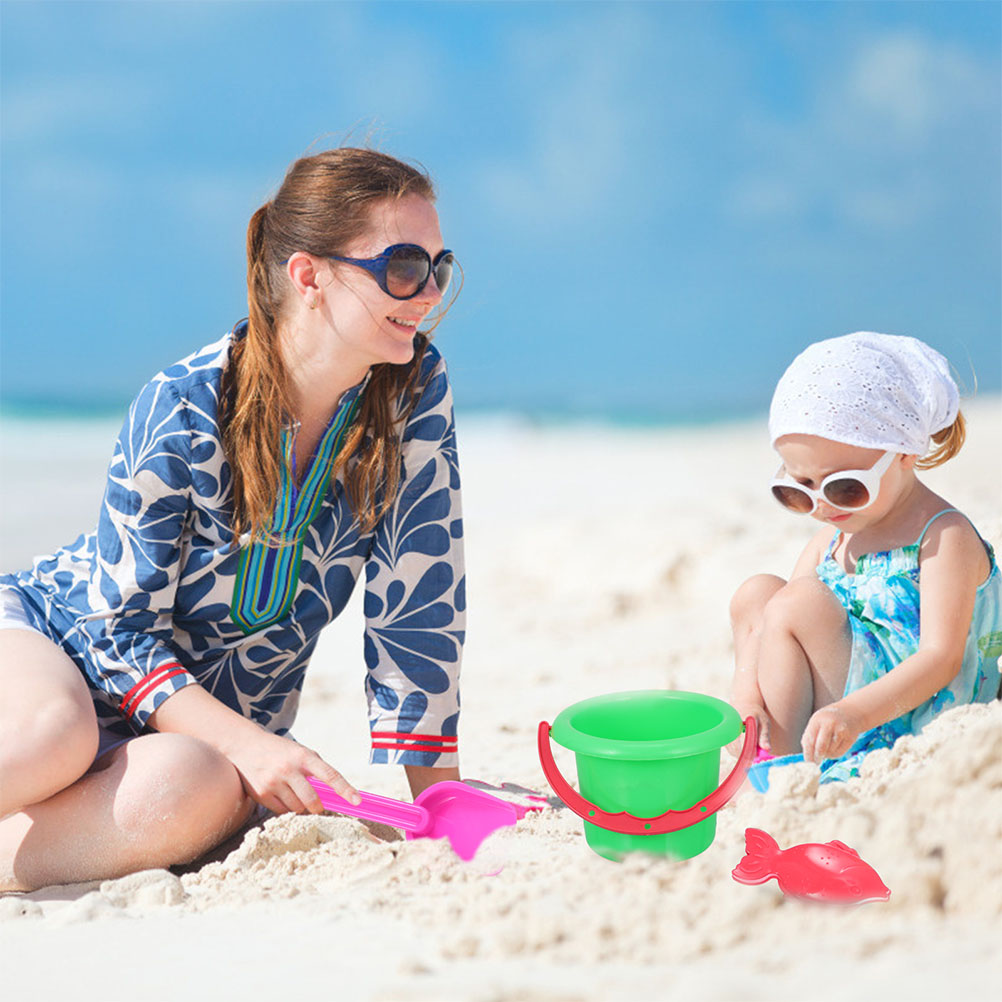 8 Sets Kids Sand Bucket Beach  - Kids Outdoor Activity Toys ulasan dan harga