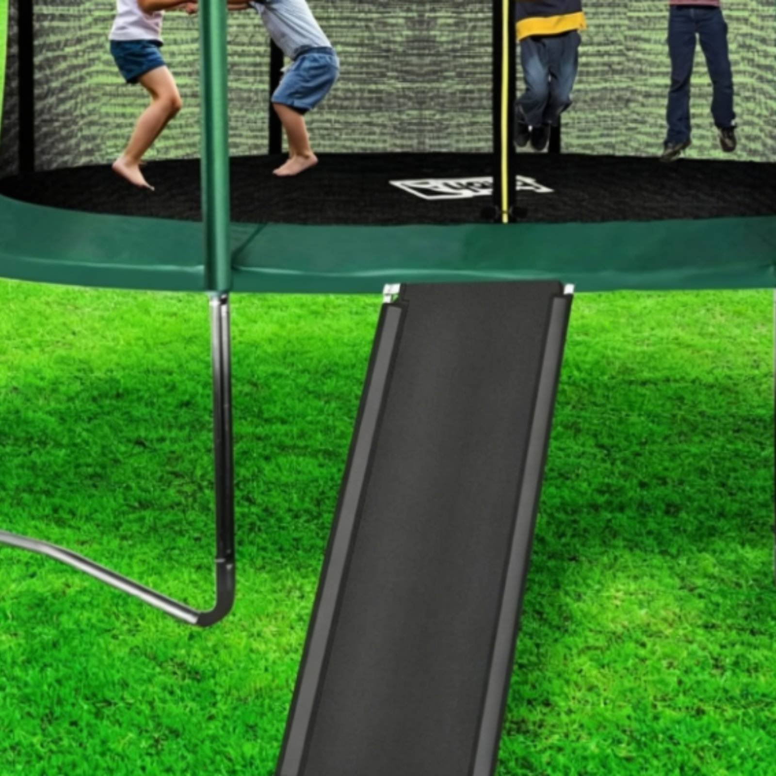 Kids Trampoline with Slide Ind - Kids Outdoor Climbing ulasan dan harga