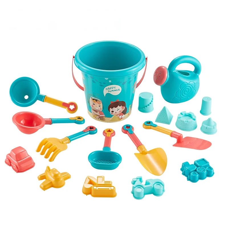 18PCS Beach Toy Set Bucket Sea - Kids Outdoor Activity Toys ulasan dan harga