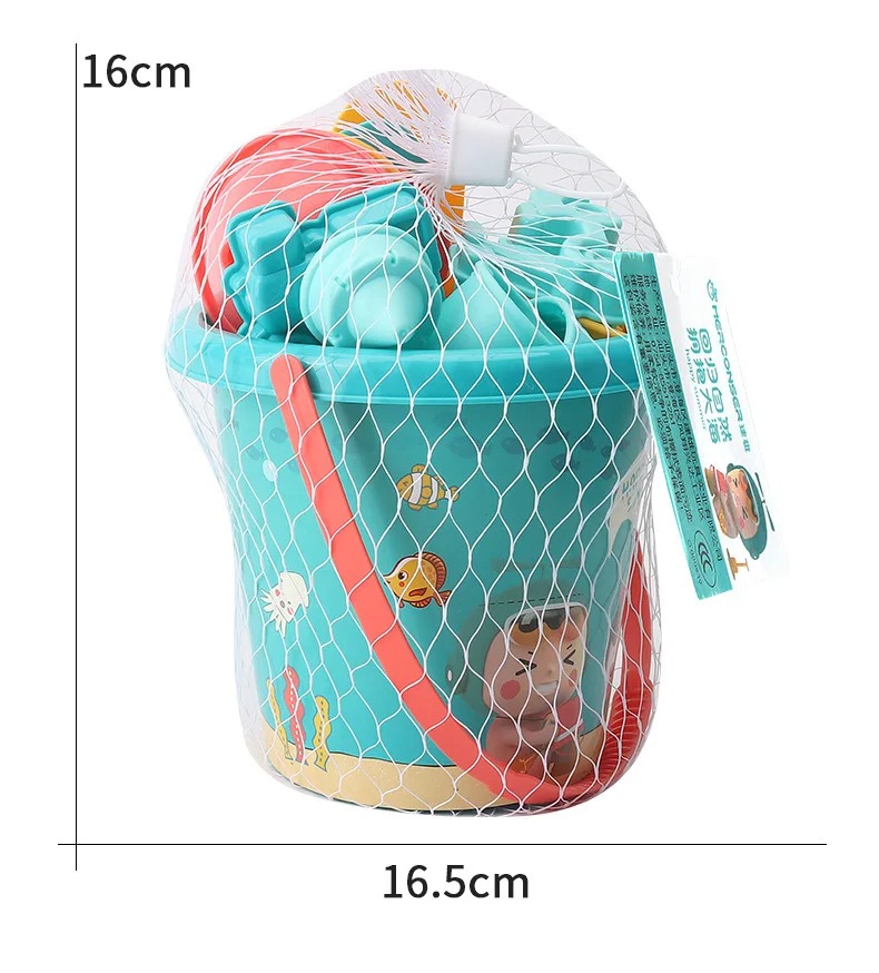 18PCS Beach Toy Set Bucket Sea - Kids Outdoor Activity Toys ulasan dan harga