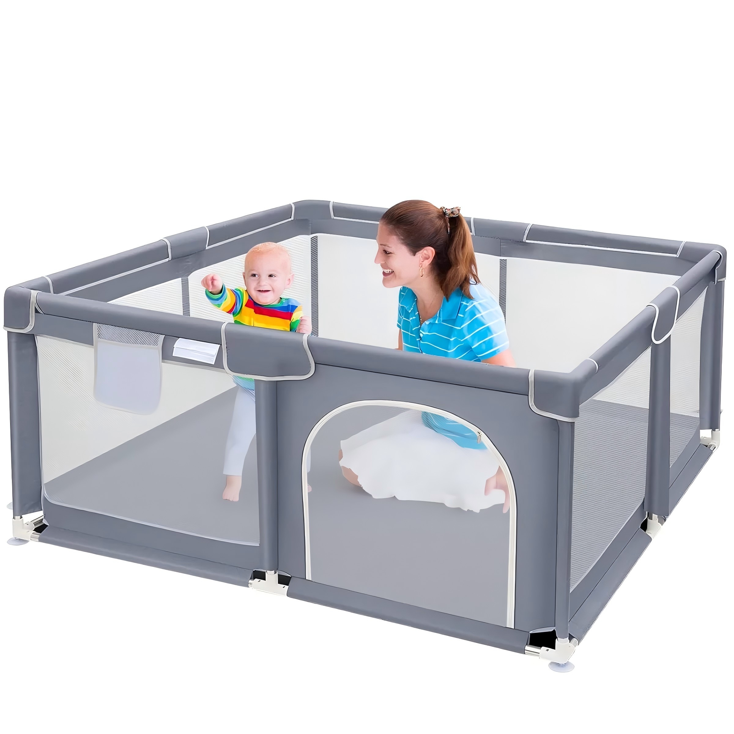 Baby Playpen, Extra Large Play - Kids Outdoor Fence ulasan dan harga