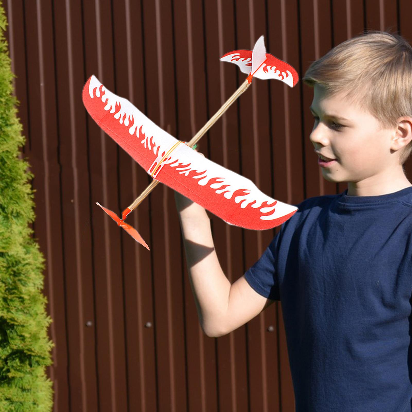 Rubber Band Airplanes Powered  - Kids Outdoor Activity Toys ulasan dan harga