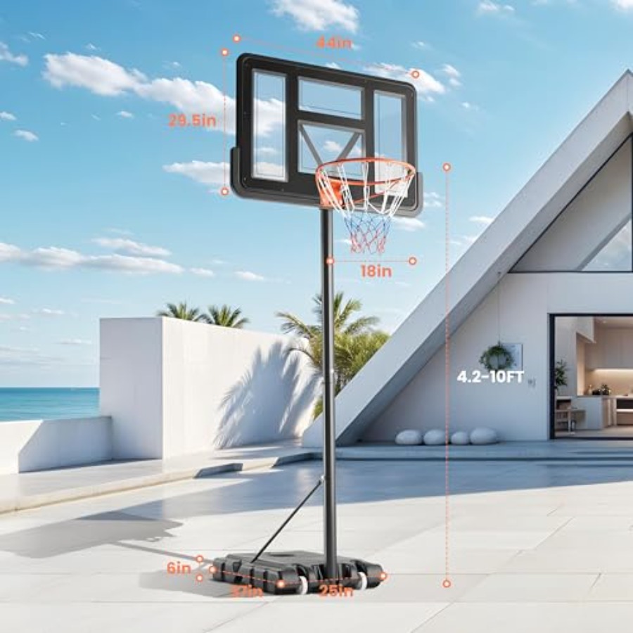 Outdoor adjustable basketball  - Kids Outdoor Basketball ulasan dan harga