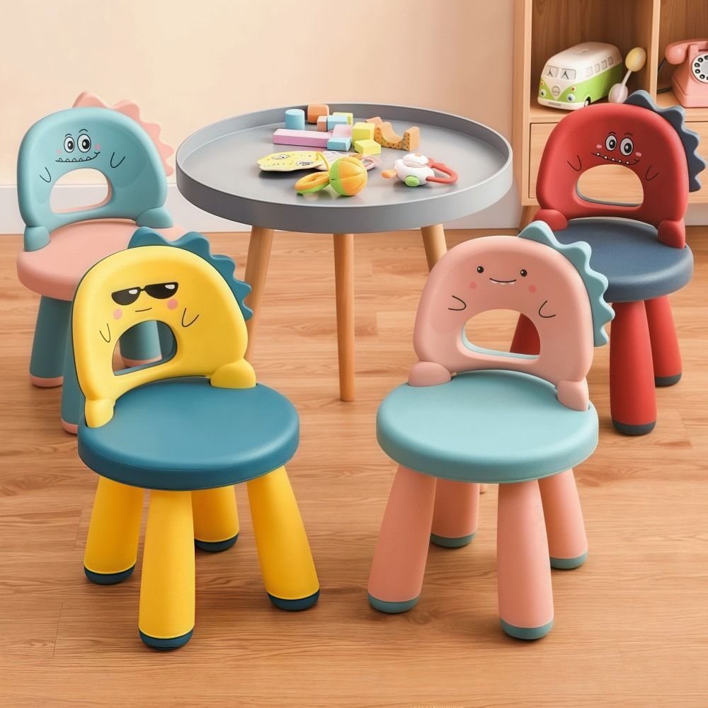 Durable Cartoon Kid Chair Stur - Kids Outdoor Chair Plastic ulasan dan harga