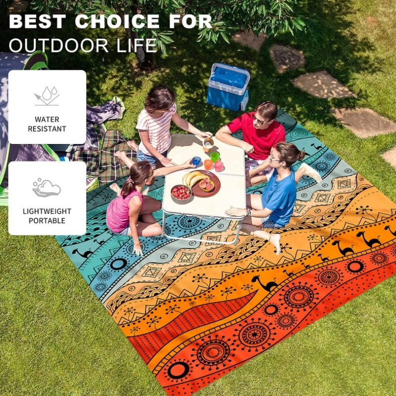 Large Beach Blanket Waterproof - Kids Outdoor Mat Waterproof ulasan dan harga