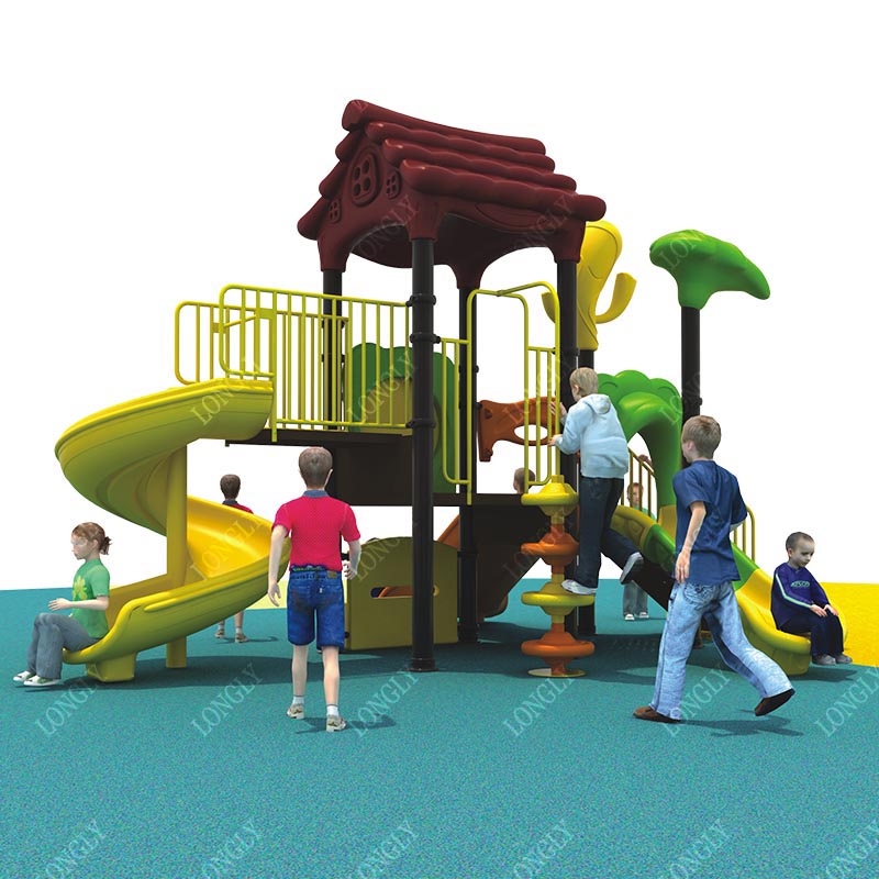 Outdoor Playground Plastic Sli - Kids Outdoor Garden ulasan dan harga