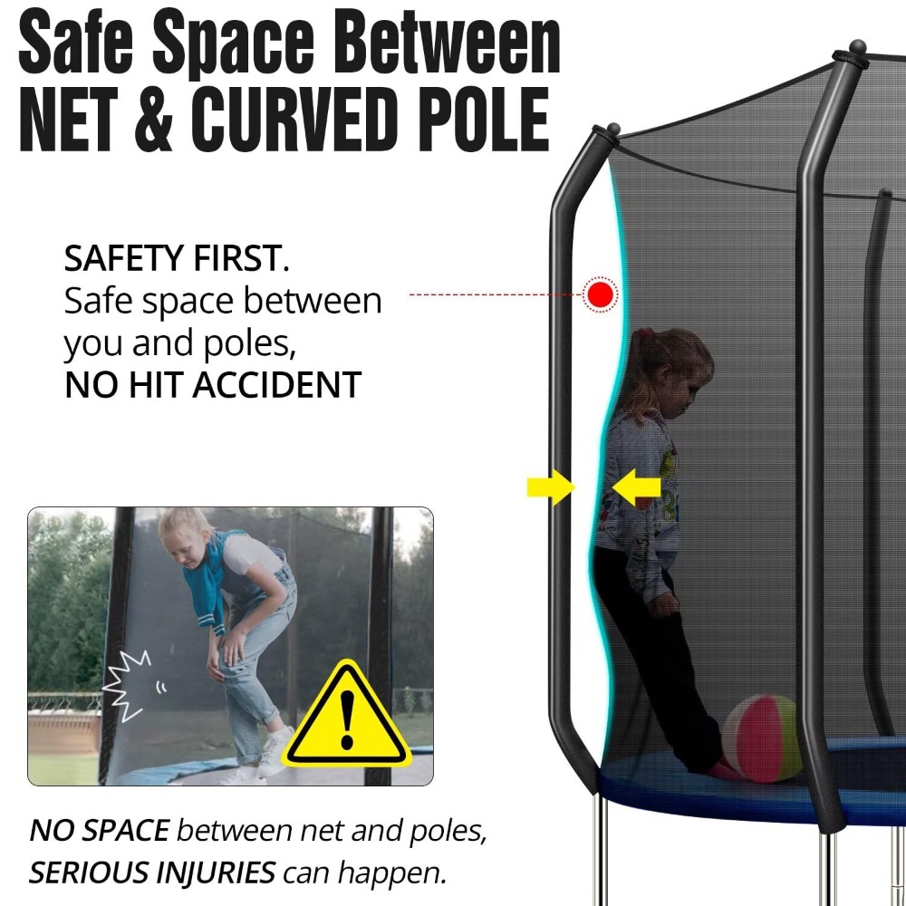 10 FT Trampoline for Kids, Out - Kids Outdoor Mat Waterproof ulasan dan harga