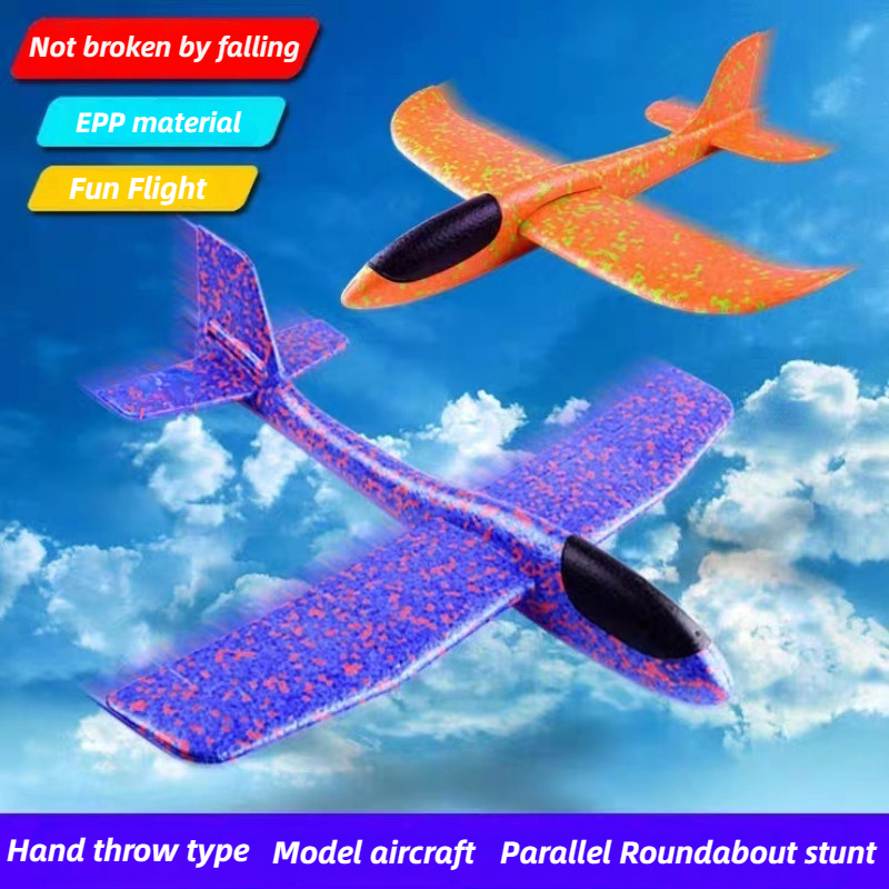 48cm Large Foam Airplane Child - Play Kids Outdoor ulasan dan harga