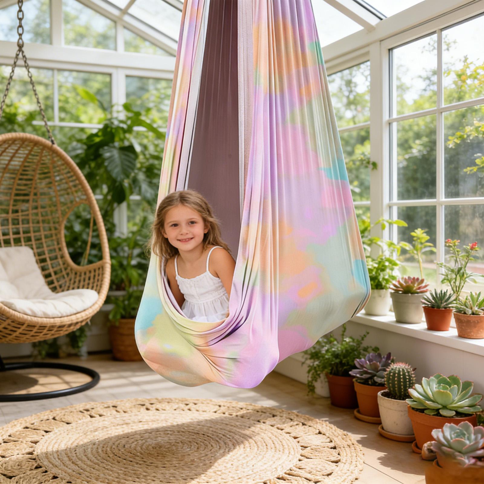 Kids Swing Strong Load-Bearing - Kids Outdoor Hammock Swing ulasan dan harga