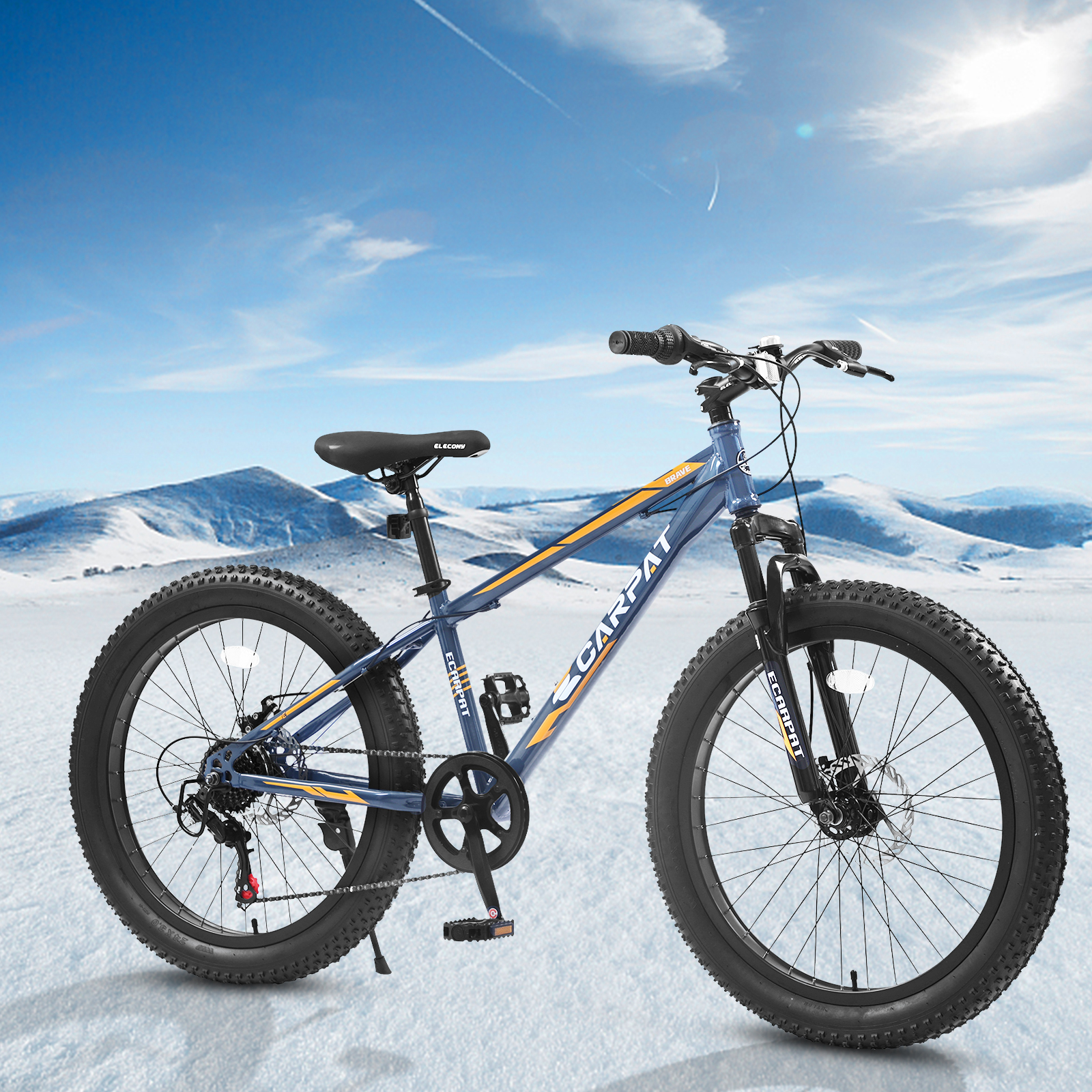 Kids Bike with 7 Speed Mountai - Kids Outdoor Ride On ulasan dan harga