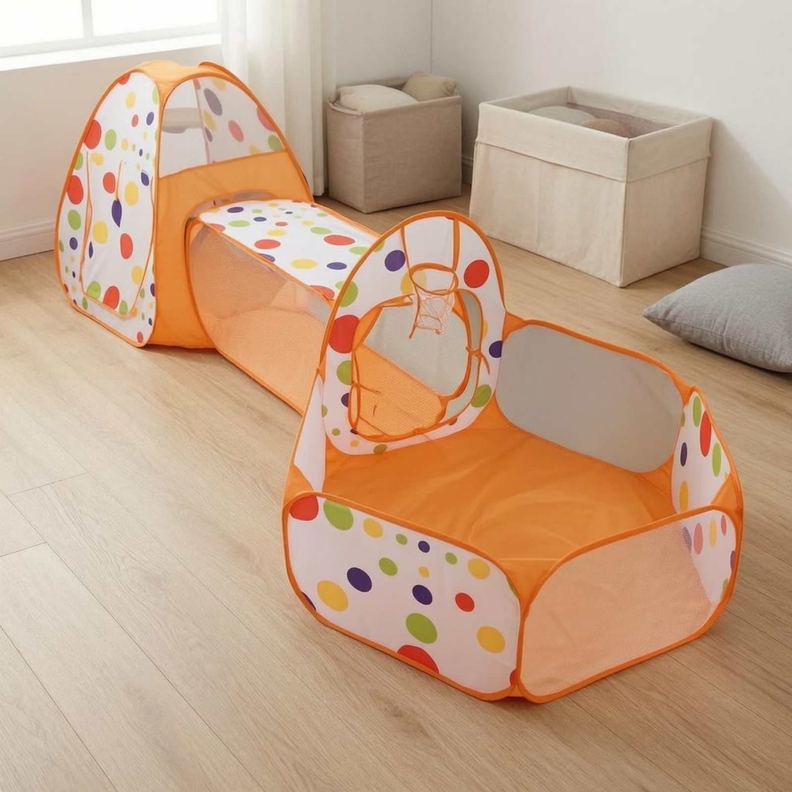 3 Pieces 3 in 1 Play Tent Set  - Play Kids Outdoor ulasan dan harga